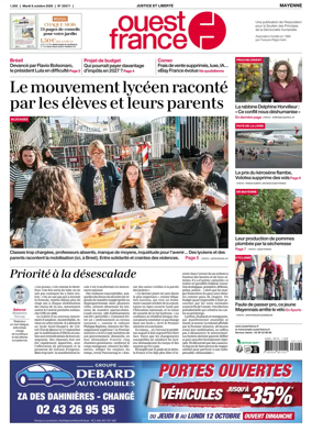 Cover of Ouest France (Mayenne)
