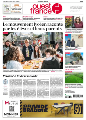 Cover of Ouest France (Orne)