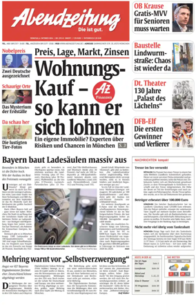 Cover of Abendzeitung Munchen
