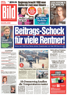 Cover of BILD Saarland
