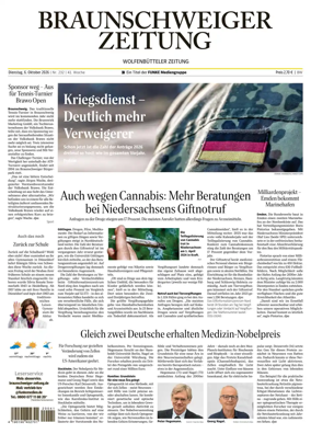 Cover of Braunschweiger Zeitung (Braunschweig)