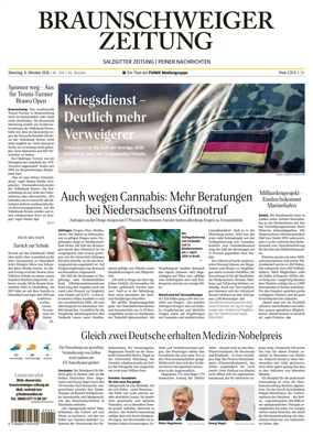 Cover of Braunschweiger Zeitung (Peine)