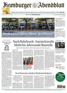 Cover of Hamburger Abendblatt (Hamburg)