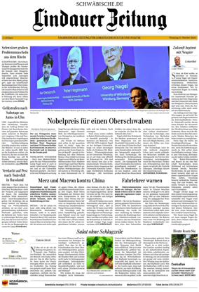 Cover of Lindauer Zeitung
