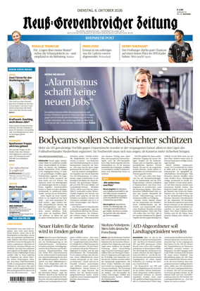 Cover of Neuss-Grevenbroicher Zeitung Neuss