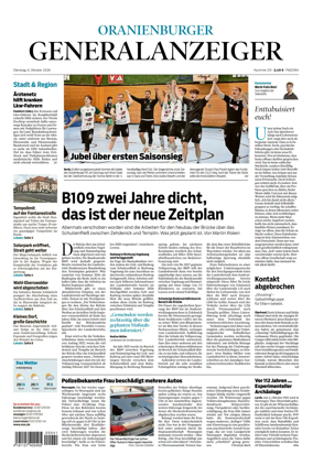 Cover of Oranienburger Generalanzeiger