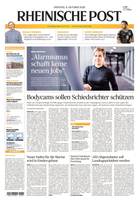 Cover of Rheinische Post - Monchengladbach and Korschenbroich