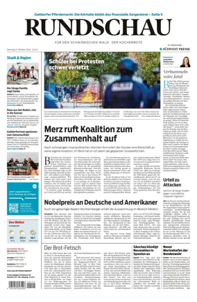 Cover of Rundschau fur den Schwabischen Wald – Der Kocherbote