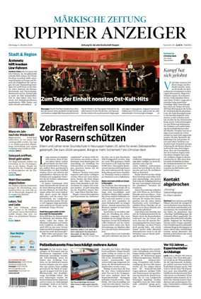 Cover of Ruppiner Anzeiger