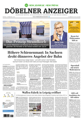 Cover of Sachsische Zeitung (Dobeln)