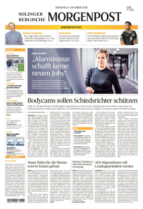 Cover of Solinger Bergische Morgenpost/Remscheid