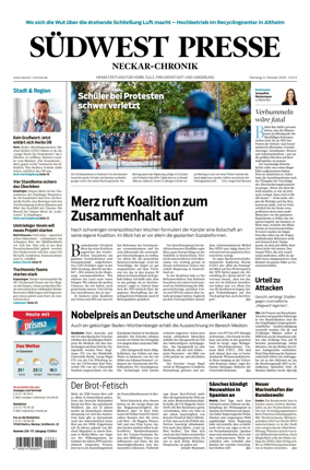 Cover of SUDWEST PRESSE - Neckar-Chronik