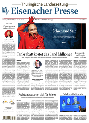 Cover of Thuringische Landeszeitung (Eisenach)