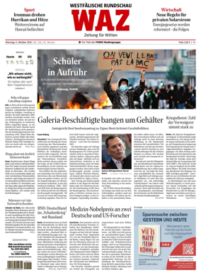 Cover of Westdeutsche Allgemeine Zeitung (Witten)