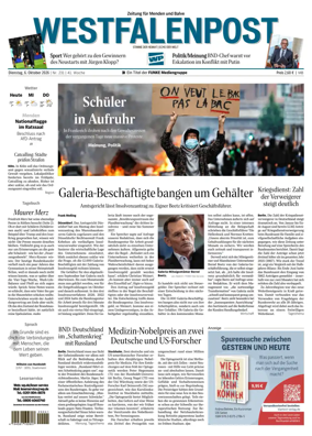 Cover of Westfalenpost (Menden)