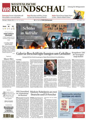 Cover of Westfalische Rundschau (Bad Berleburg Wittgenstein)