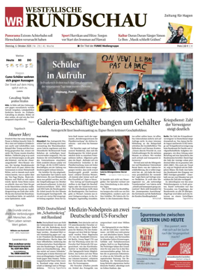 Cover of Westfalische Rundschau (Hagen Hohenlimburg)
