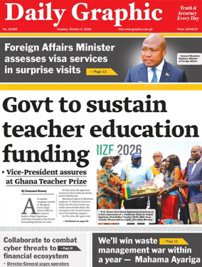 Cover of Daily Graphic