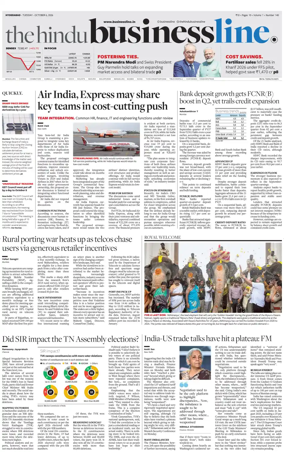 Cover of BusinessLine (Hyderabad)