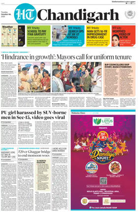 Cover of Hindustan Times (Chandigarh) - Live