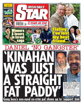 Cover of Irish Daily Star