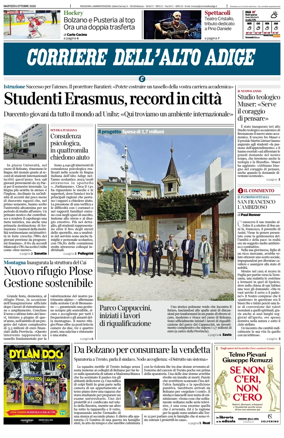 Cover of Corriere dell'Alto Adige