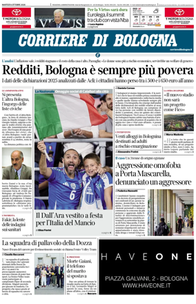 Cover of Corriere di Bologna