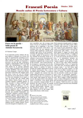 Cover of Frascati Poesia