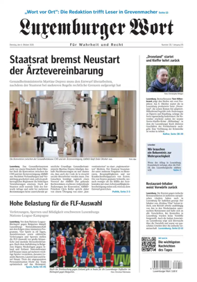 Cover of Luxemburger Wort