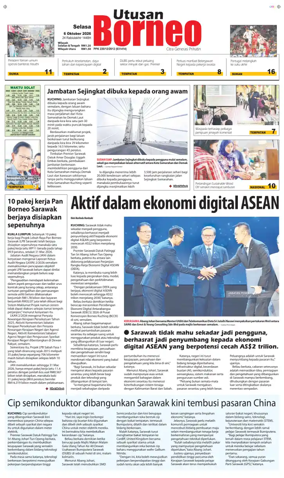 Cover of Utusan Borneo (Sarawak)