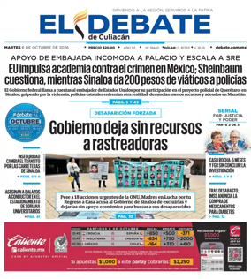 Cover of El Debate de Culiacan