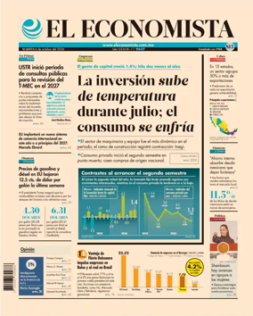 Cover of El Economista (Mexico)