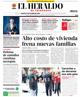 Cover of El Heraldo de Chihuahua