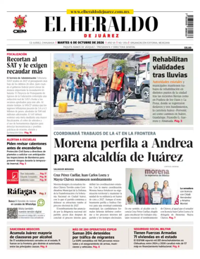 Cover of El Heraldo de Juarez