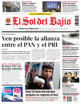 Cover of El Sol de Bajio