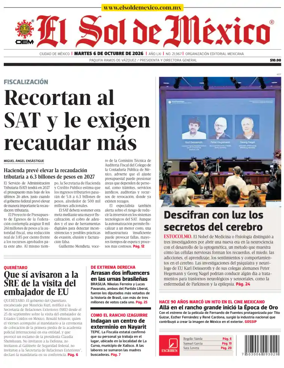 Cover of El Sol de Mexico