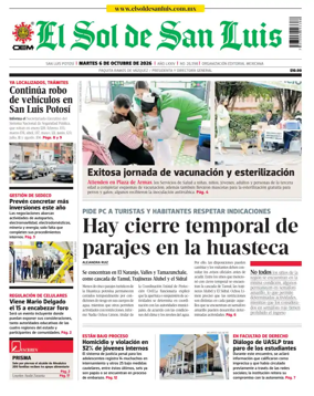 Cover of El Sol de San Luis Potosi