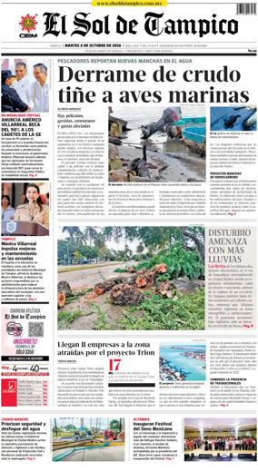 Cover of El Sol de Tampico