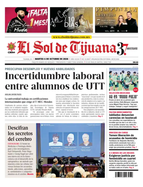 Cover of El Sol de Tijuana