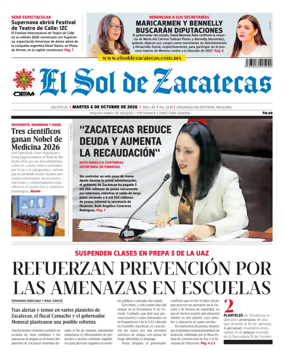 Cover of El Sol de Zacatecas