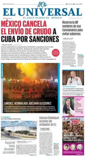 Cover of El Universal