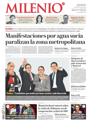 Cover of Milenio Jalisco