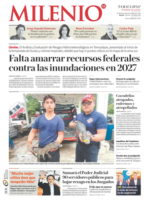 Cover of Milenio Tamaulipas