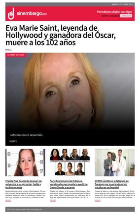 Cover of Sin Embargo destacadas