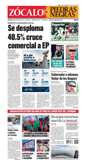 Cover of Zocalo Piedras Negras
