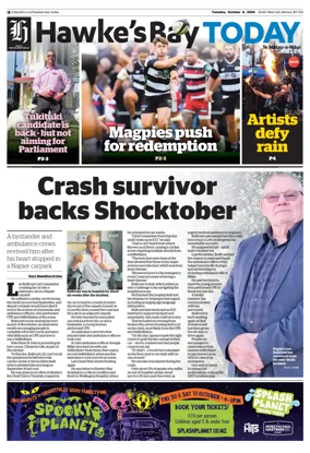 Cover of Hawke's Bay Today