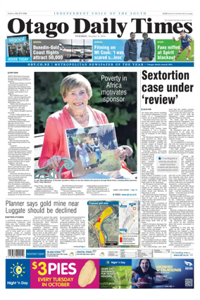 Cover of Otago Daily Times