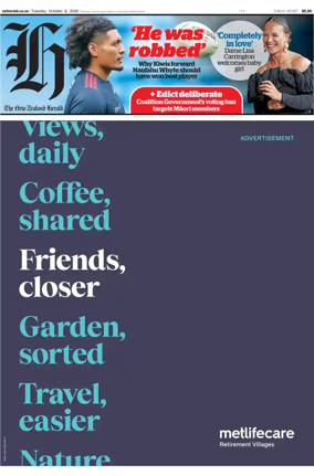 Cover of The New Zealand Herald