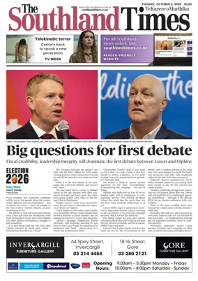 Cover of The Southland Times