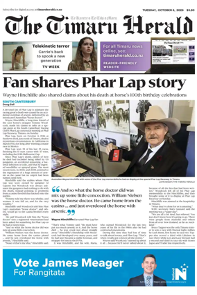 Cover of The Timaru Herald